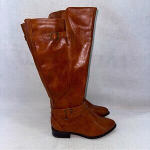 Women’s Knee High Brown Riding Boots size 8 wide